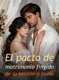 Portada de la novela El pacto de matrimonio fingido de la heredera muda