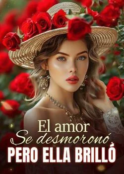 Portada de la novela El amor se desmoronó, pero ella brilló