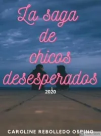 Portada de la novela La saga de chicos desesperados