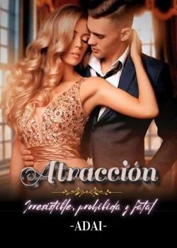 Portada de la novela Atracción, irresistible, prohibida y fatal. 