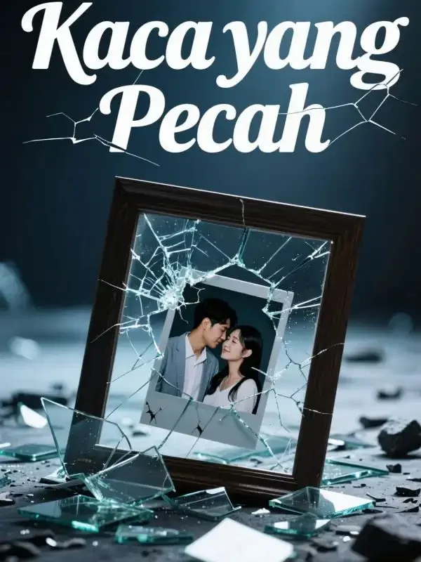 Sampul Novel Kaca yang Pecah