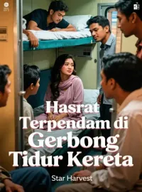 Sampul Novel Hasrat Terpendam di Gerbong Tidur Kereta