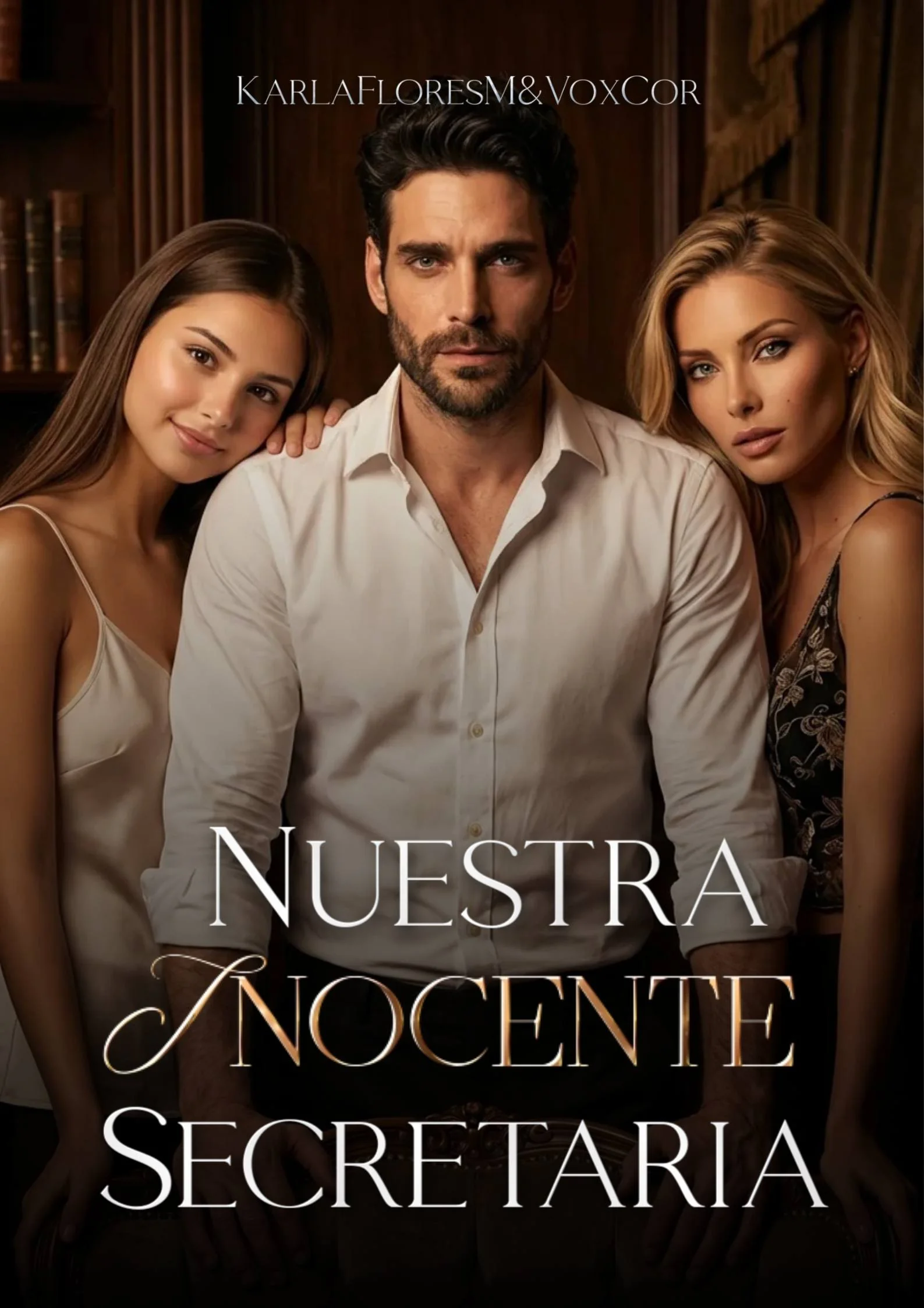 Portada de la novela Nuestra Inocente Secretaria