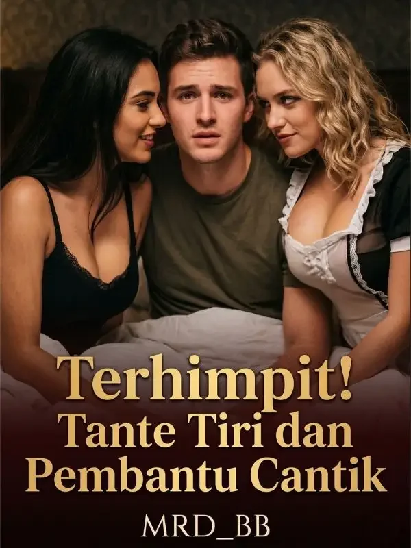 Sampul Novel Terhimpit! Tante Tiri dan Pembantu Cantik