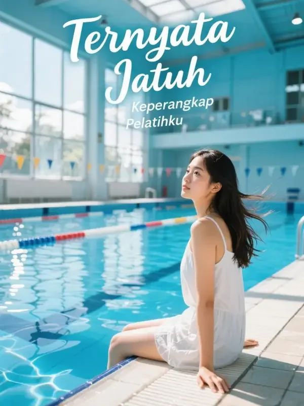 Sampul Novel Ternyata Jatuh Keperangkap Pelatihku
