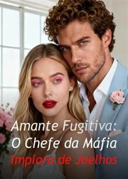 Capa do romance Amante Fugitiva: O Chefe da Máfia Implora de Joelhos