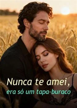 Capa do romance Nunca te amei, era só um tapa-buraco