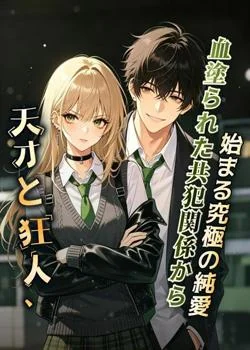 天才と狂人、血塗られた共犯関係から始まる究極の純愛 の小説カバー