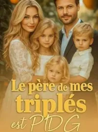 Couverture du roman Le père de mes triplés est PDG