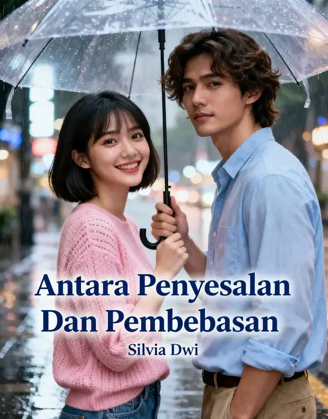 Sampul Novel Antara Penyesalan Dan Pembebasan