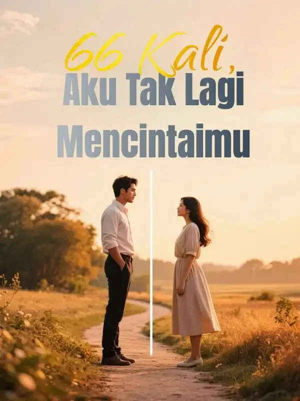 Sampul Novel 66 Kali, Aku Tak Lagi Mencintaimu