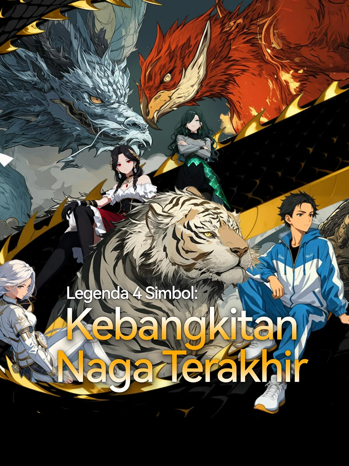 Sampul Legenda 4 Simbol: Kebangkitan Naga Terakhir