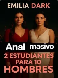 Portada de la novela Anal masivo. 2 estudiantes para 10 hombres.