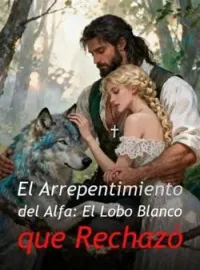 Portada de la novela El Arrepentimiento del Alfa: El Lobo Blanco que Rechazó