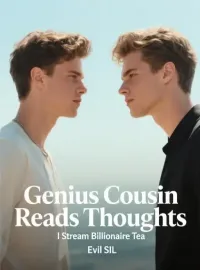 Genius Cousin Reads Thoughts, I Stream Billionaire Tea Novel Cover