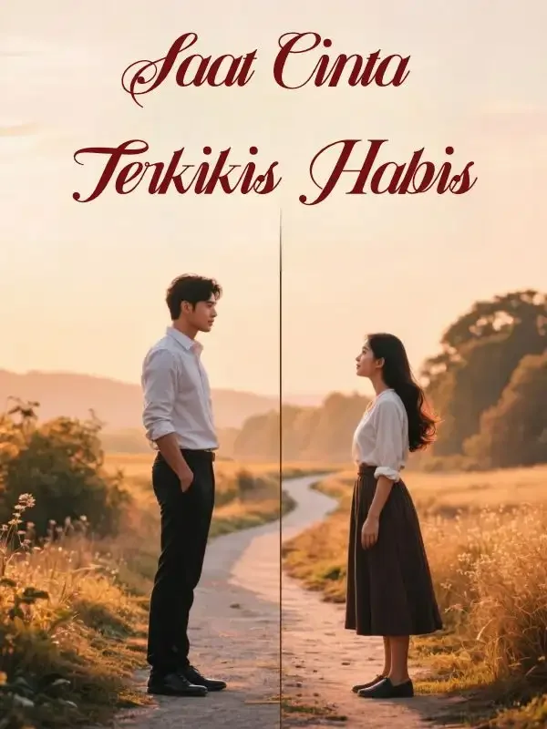 Sampul Novel Saat Cinta Terkikis Habis