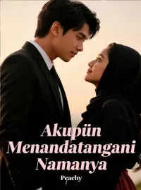 Sampul Novel Akupun Menandatangani Namanya