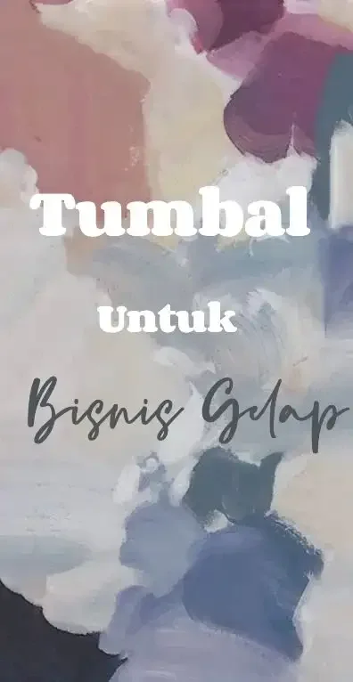 Sampul Novel Tumbal Untuk Bisnis Gelap
