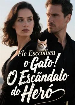 Capa do romance Ele Escolheu o Gato: O Escândalo do Herói