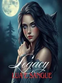 Capa do romance Legado de Lua e Sangue