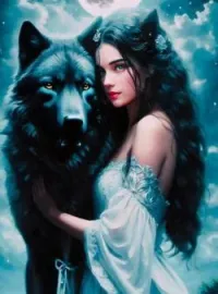 Couverture du roman Le loup de mon destin