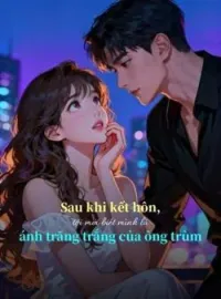 Bìa tiểu thuyết Sau khi kết hôn, tôi mới biết mình là ánh trăng trắng của ông trùm