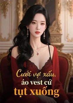 Bìa tiểu thuyết Cưới vợ xấu, áo vest cứ tụt xuống