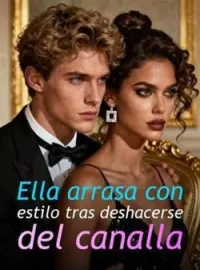Portada de la novela Ella arrasa con estilo tras deshacerse del canalla