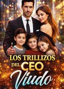 Portada de la novela LOS TRILLIZOS DEL CEO VIUDO 