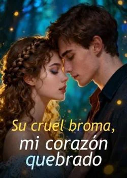 Portada de la novela Su cruel broma, mi corazón quebrado