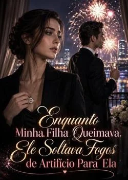 Capa do romance Enquanto Minha Filha Queimava, Ele Soltava Fogos de Artifício Para Ela