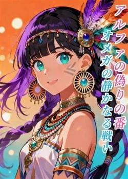 アルファの偽りの番、オメガの静かなる戦い の小説カバー