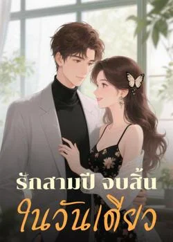 หน้าปกนวนิยาย รักสามปี จบสิ้นในวันเดียว