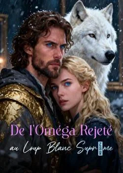 Couverture du roman De l'Oméga Rejeté au Loup Blanc Suprême