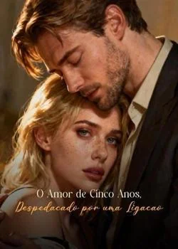Capa do romance O Amor de Cinco Anos, Despedaçado por uma Ligação