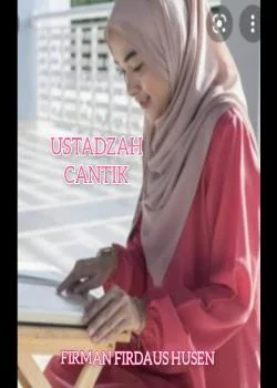 Sampul Novel USTADZAH CANTIK
