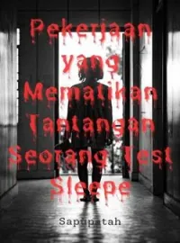 Sampul Novel Pekerjaan yang Mematikan Tantangan Seorang Test Sleepe