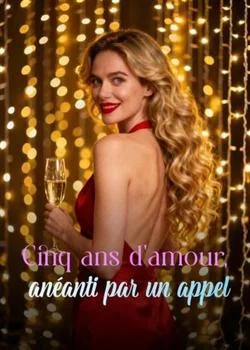 Couverture du roman Cinq ans d'amour, anéanti par un appel