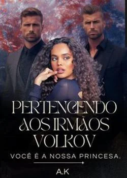 Capa do romance Pertencendo aos irmãos Volkov.