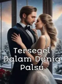 Sampul Novel Tersegel Dalam Dunia Palsu